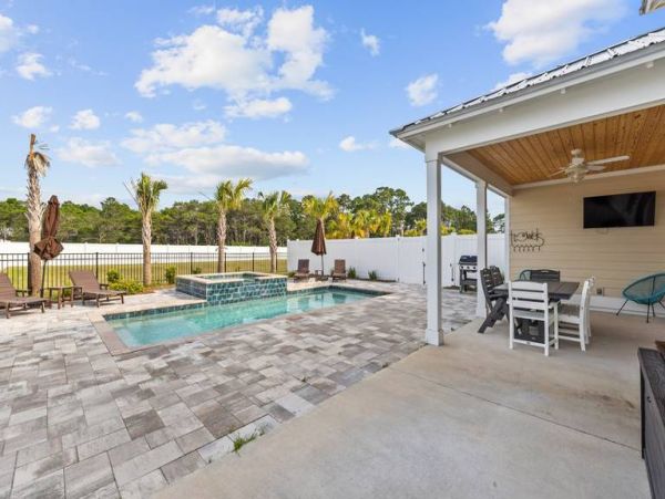 Beach House with Private Pool & Spa in Panama City Beach