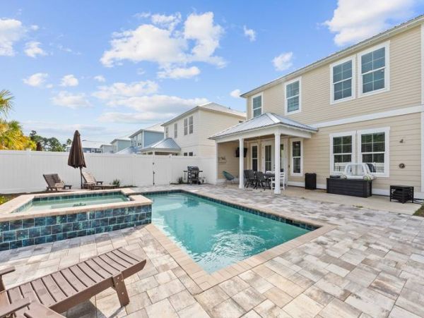 Beach House with Private Pool & Spa in Panama City Beach