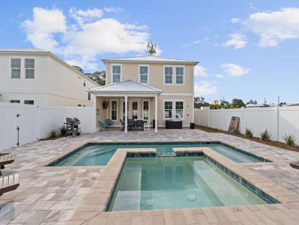 Beach House with Private Pool & Spa in Panama City Beach