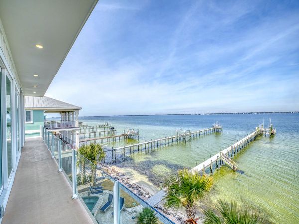 Luxury Waterfront Home with Private Pool, Outdoor Kitchen, Grill & TV