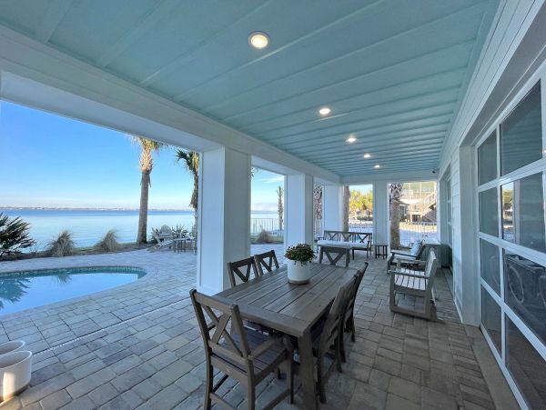 Luxury Waterfront Home with Private Pool, Outdoor Kitchen, Grill & TV