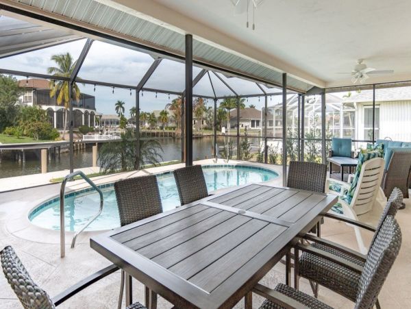 Canal Front Three Bedroom Vacation Rental in Marco Island