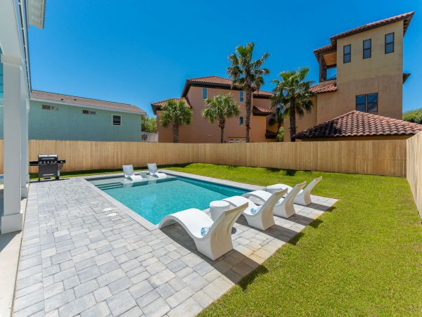 Walk to Beach Miramar Vacation Home Sleeps 23 Guests