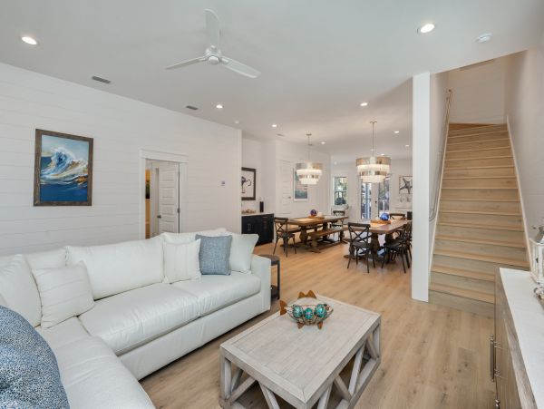 Walk to Beach Miramar Vacation Home Sleeps 23 Guests