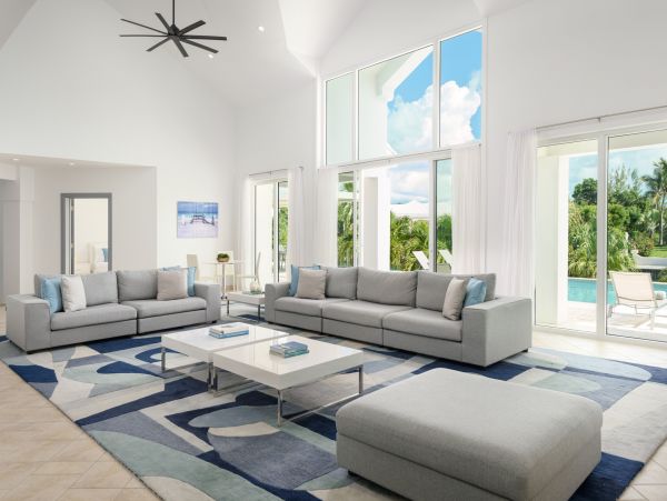 Four Bedroom Luxury Canal Front Rental Villa in Turks and Caicos