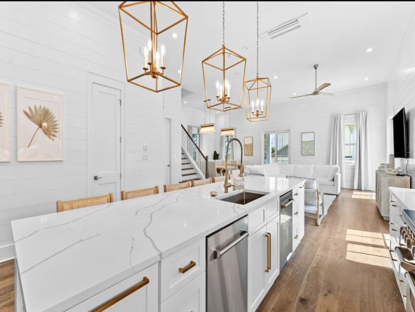 Inlet Beach Vacation Home Sleeps 24 Guests Steps to Beach