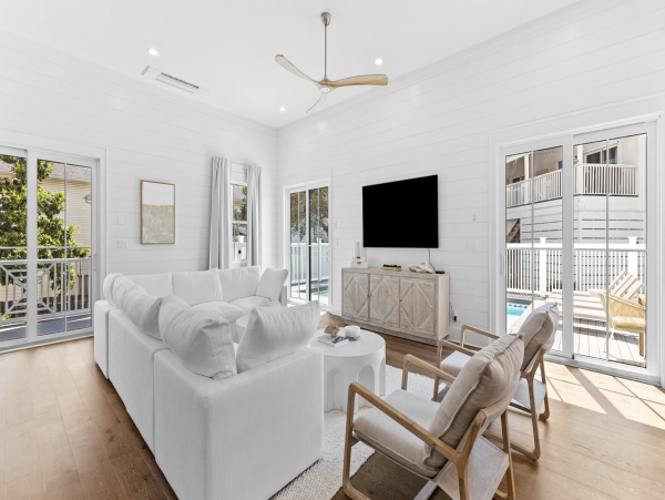 Inlet Beach Vacation Home Sleeps 24 Guests Steps to Beach