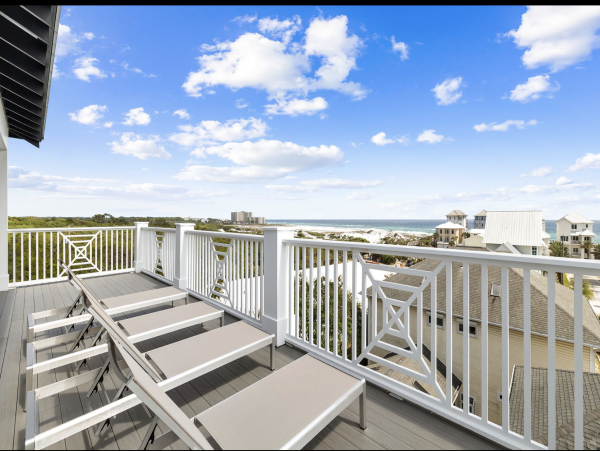 Inlet Beach Vacation Home Sleeps 24 Guests Steps to Beach