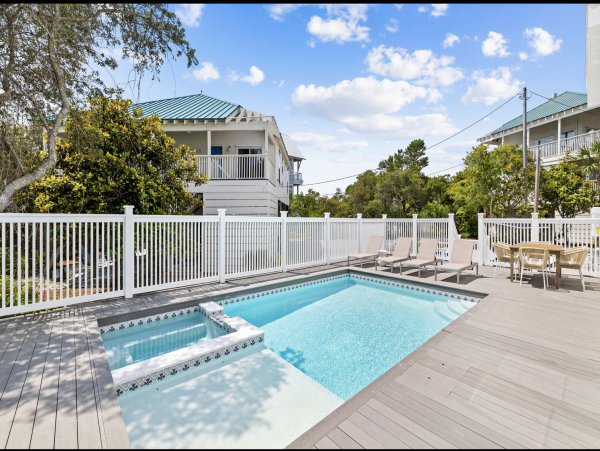 Inlet Beach Vacation Home Sleeps 24 Guests Steps to Beach