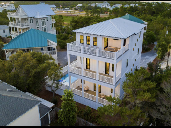 Inlet Beach Vacation Home Sleeps 24 Guests Steps to Beach