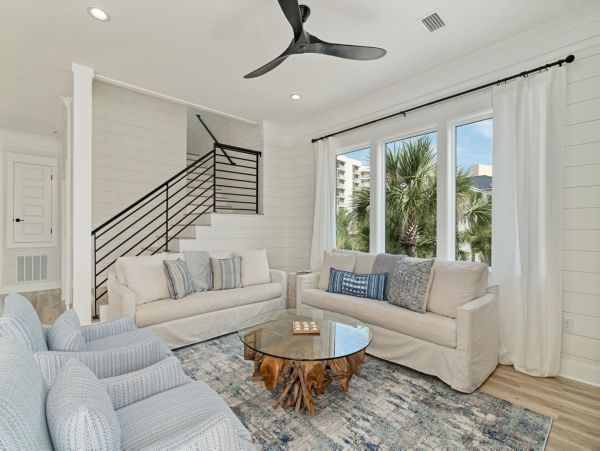 Walk to Beach Vacation Home Sleeps 26 Guests in Miramar Beach