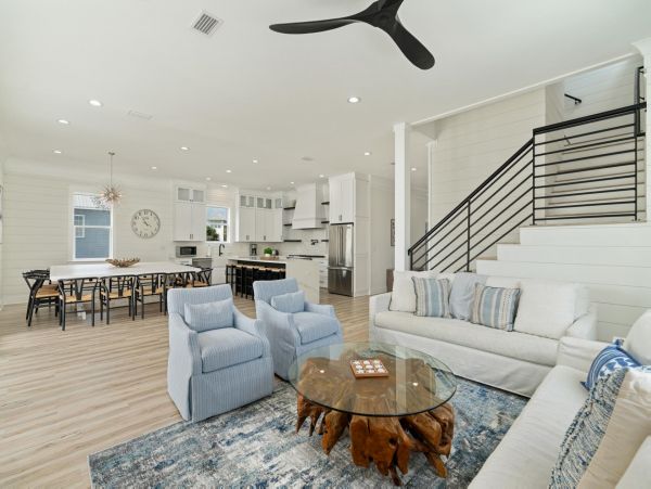 Walk to Beach Vacation Home Sleeps 26 Guests in Miramar Beach