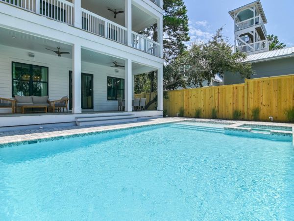 Santa Rosa Beach Vacation Home Sleeps 18 Guests Walk to Beach