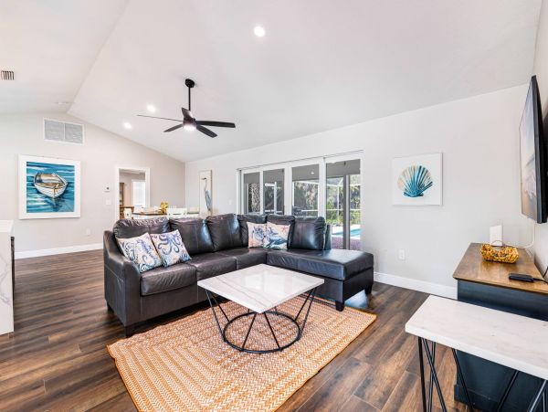 Modern Sanibel 4 Bedroom Vacation Pool Home