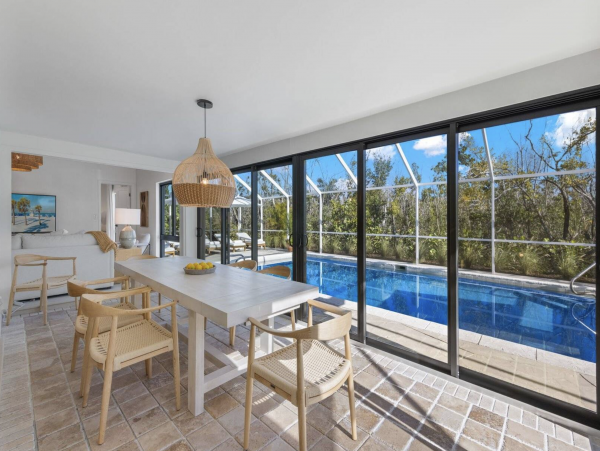 Tastefully Re-Designed 4-Bdm Home with Private Pool in Sanibel Island