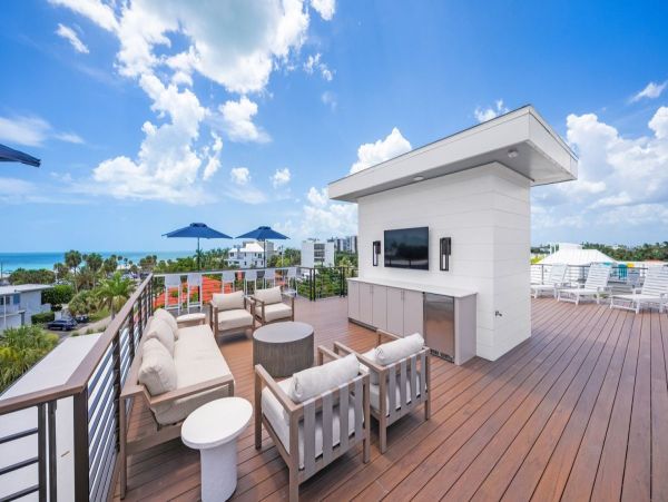Luxury Lido Key Vacation Rental  Sarasota Beachfront Home with Rooftop Deck & Pool