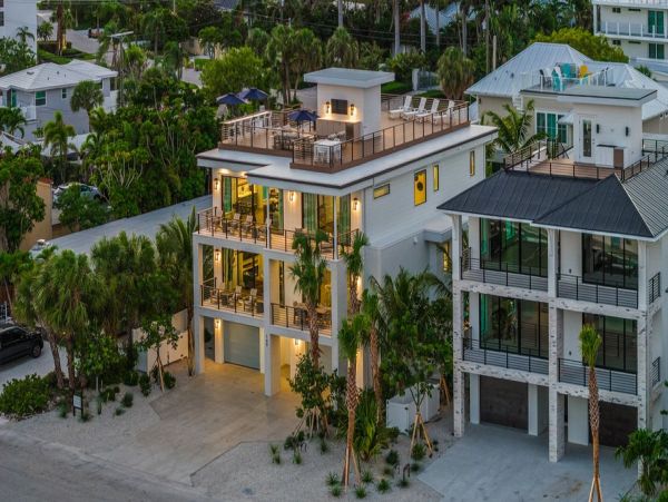 Luxury Lido Key Vacation Rental  Sarasota Beachfront Home with Rooftop Deck & Pool