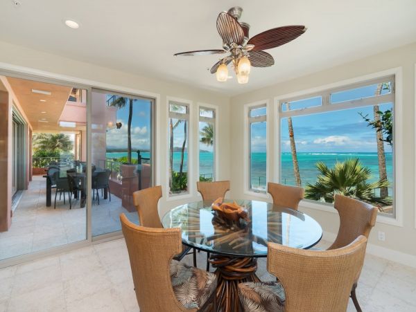 Oceanfront Waimanalo Beach Vacation Home Nine Bedroom