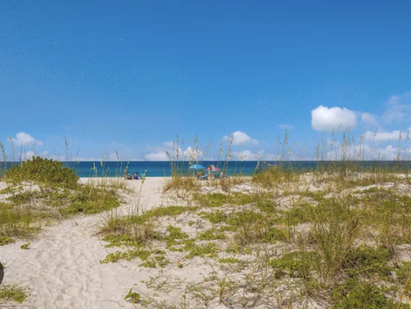 Holmes Beach Gulf Front End Unit on Beach