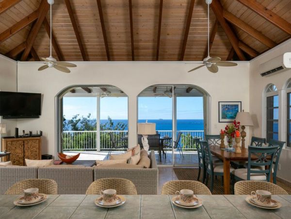 St. John Three Bedroom Vacation Villa with Ocean Views