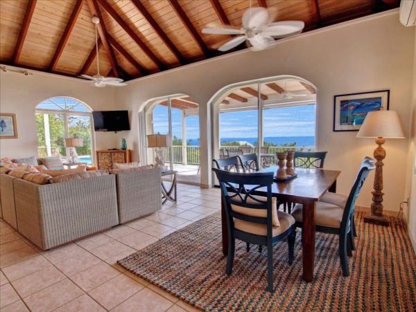 St. John Three Bedroom Vacation Villa with Ocean Views
