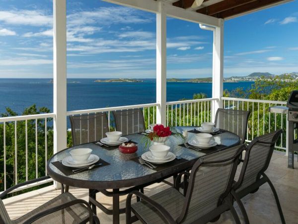 St. John Three Bedroom Vacation Villa with Ocean Views