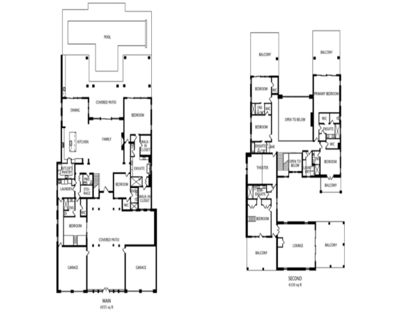 Miramar luxury Vacation Home Eight bedrooms Sleeps 36 Water Views