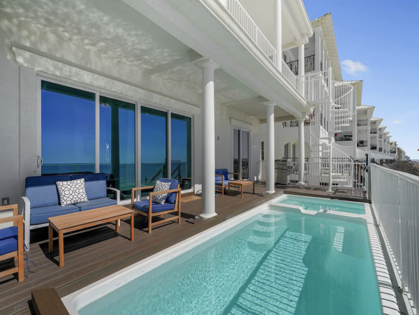 Magnificent Frangista Beach Vacation Villa with Private Pool
