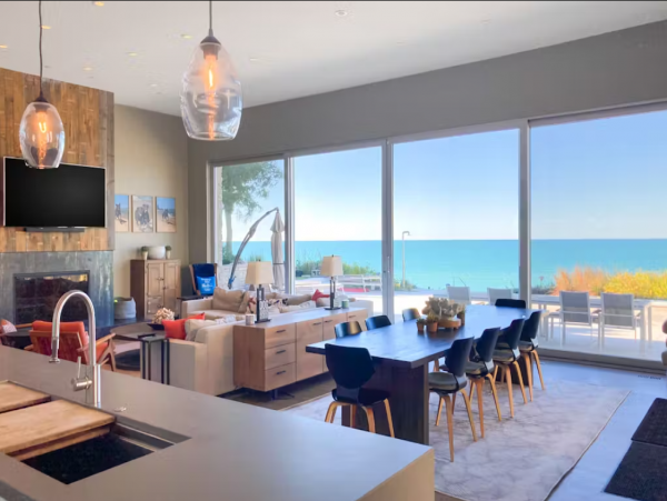 Spacious Lake Michigan Vacation Rental with Pool and Hot Tub