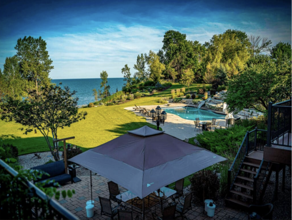 Lake Michigan Lakeside Mansion Eight Bedrooms Amazing