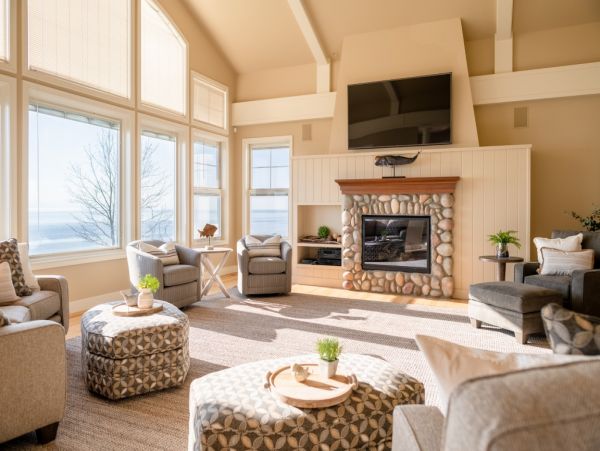 Lake Michigan Views Vacation Home Sleeps 12 Guests