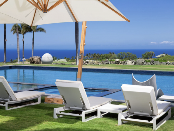 Big Island Luxury Ocean Rental Villa Main House & Guest House