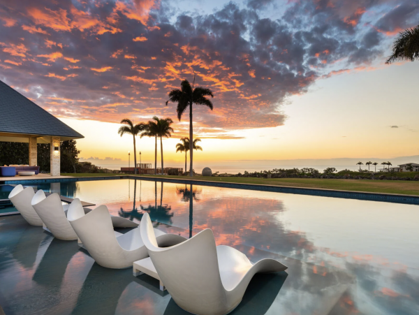 Big Island Luxury Ocean Rental Villa Main House & Guest House