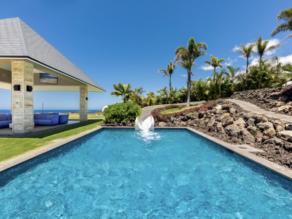 Big Island Luxury Ocean Rental Villa Main House & Guest House