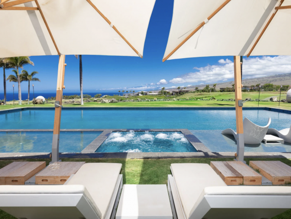 Big Island Luxury Ocean Rental Villa Main House & Guest House