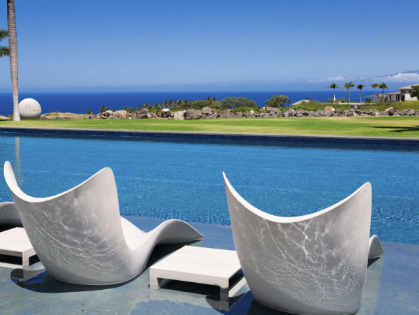 Big Island Luxury Ocean Rental Villa Main House & Guest House