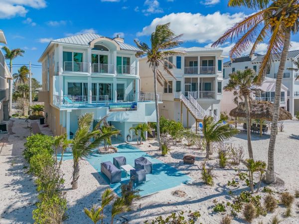 Gulf Front Bonita Springs Vacation Pool Home