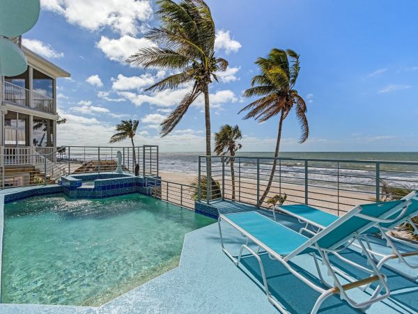 Gulf Front Bonita Springs Vacation Pool Home