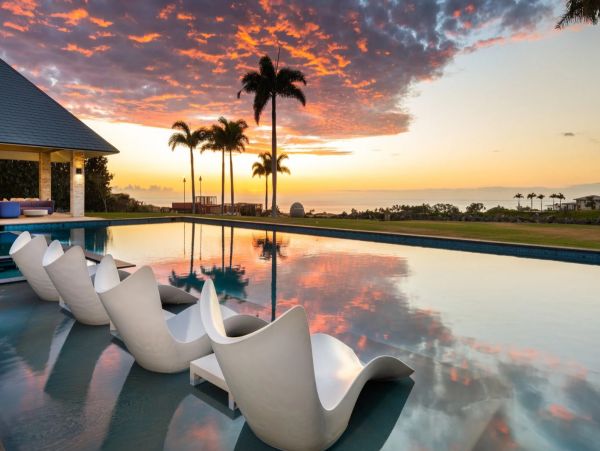 Mountain & Ocean View Stunning Four Bedroom Estate in Kohala Coast