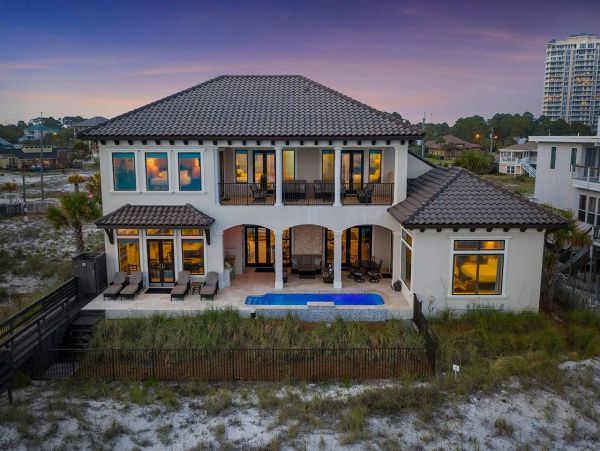 Gulf Front Seven Bedroom Vacation Rental Miramar Beach