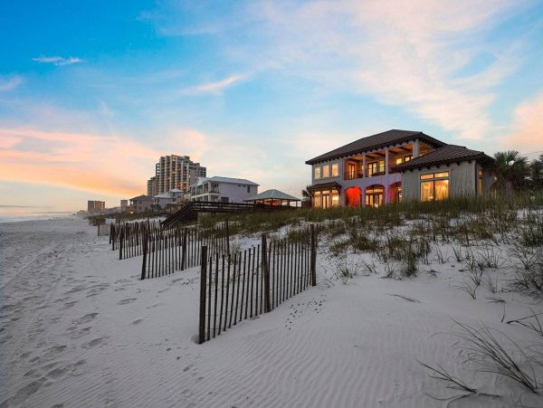 Gulf Front Seven Bedroom Vacation Rental Miramar Beach