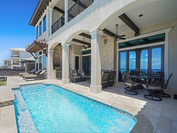 Gulf Front Seven Bedroom Vacation Rental Miramar Beach
