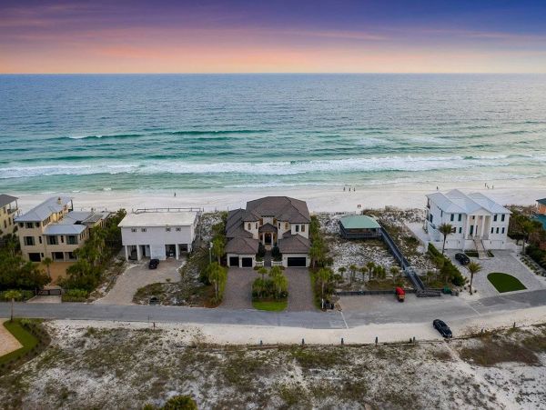 Gulf Front Seven Bedroom Vacation Rental Miramar Beach
