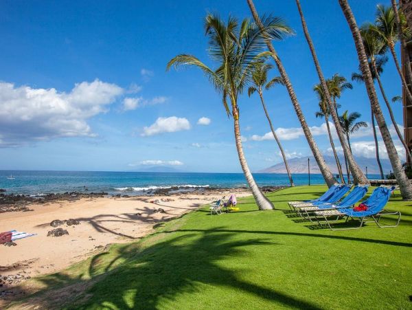 Two Bedroom Oceanfront Vacation Rental in Wailea