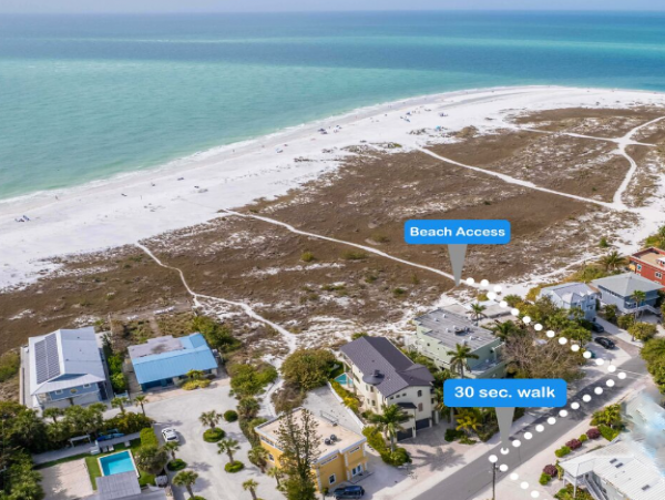 Lovely 3 Bedroom Vacation Rental Steps from the Beach