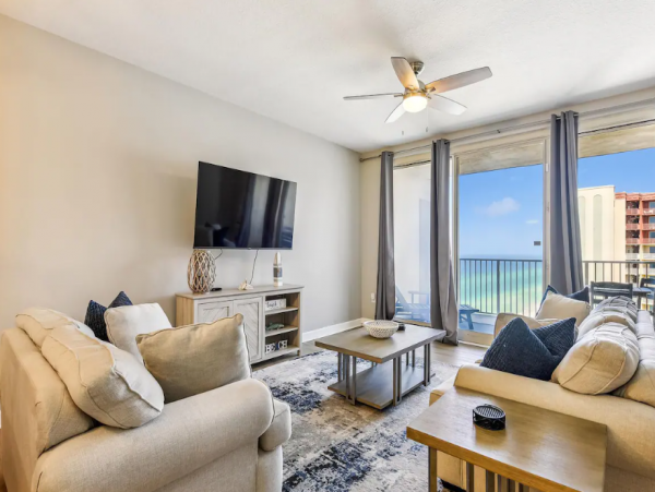 Panama City Beach Three Bedroom Vacation Condo with Ocean Views