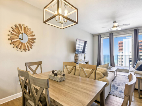 Panama City Beach Three Bedroom Vacation Condo with Ocean Views