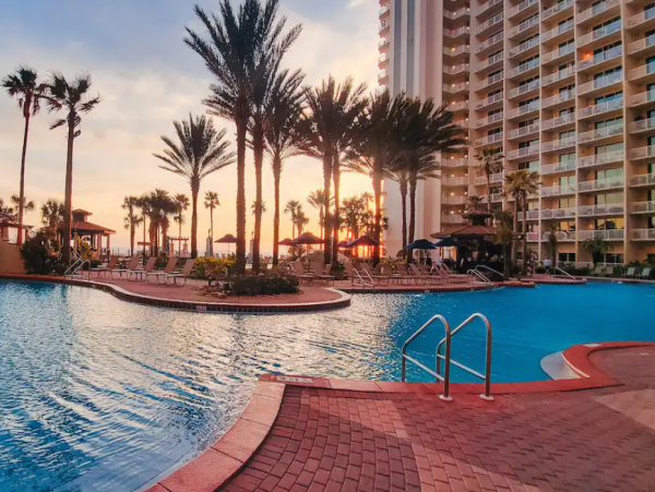 Panama City Beach Three Bedroom Vacation Condo with Ocean Views