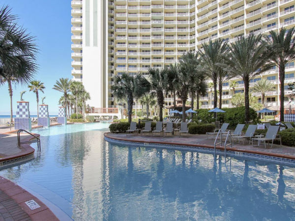 Panama City Beach Three Bedroom Vacation Condo with Ocean Views