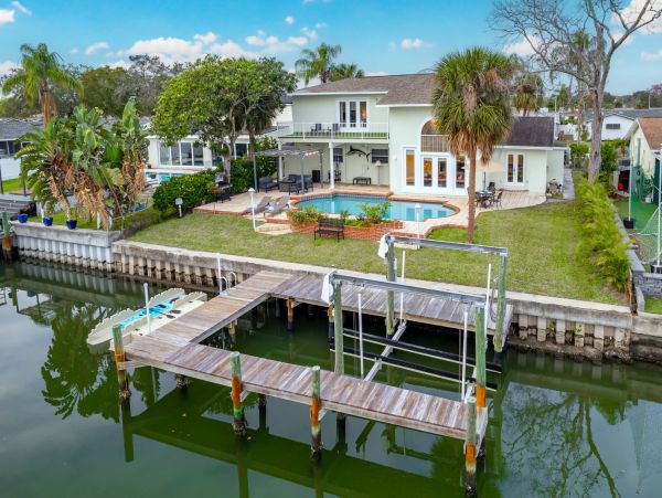 Spacious Tampa Rental: Pool, Dock, Game Room, Sleeps 16